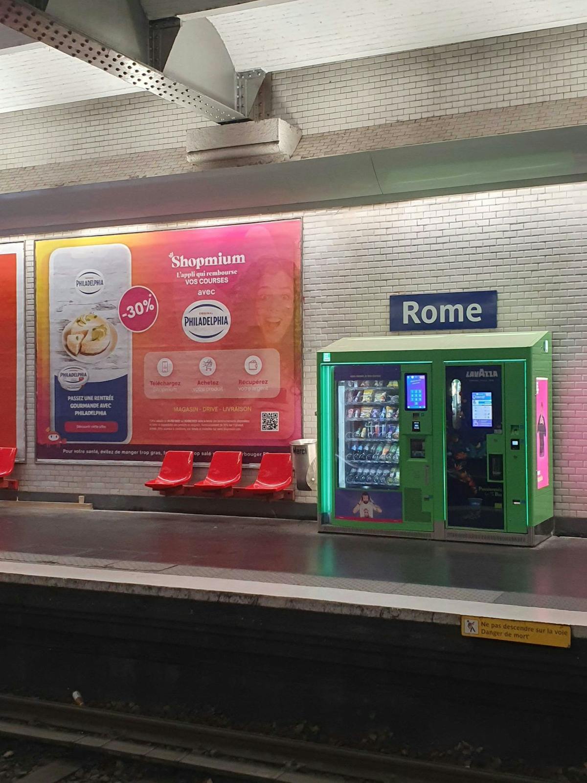 New ad in the Paris Metro