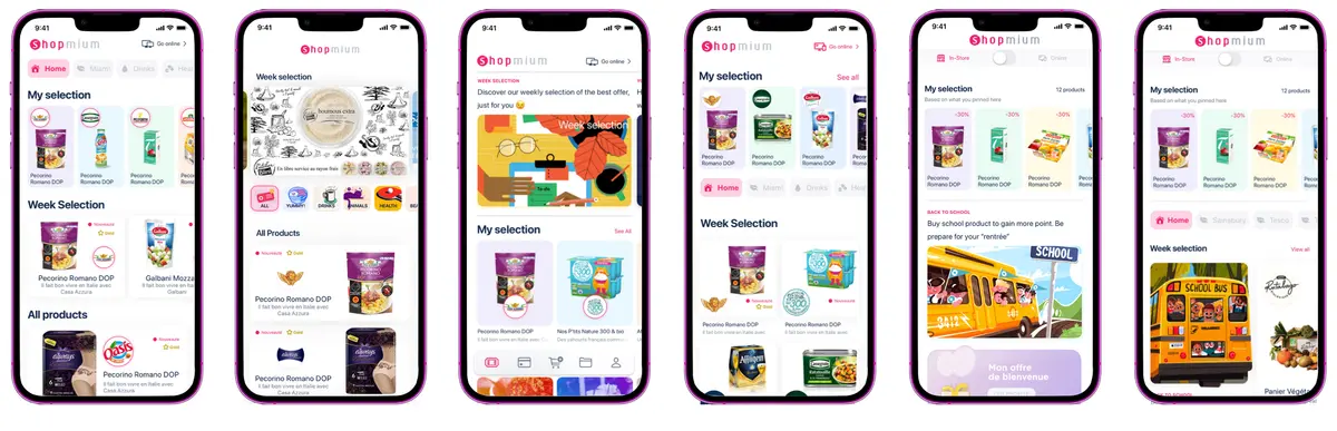 The iterative process of the Homepage